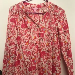 Lilly Pulitzer Elsa Pink Top